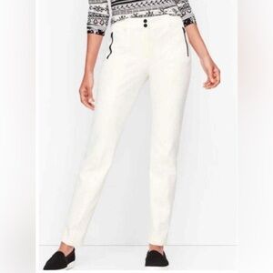 Talbots STRETCH TWILL STRAIGHT LEG PANTS